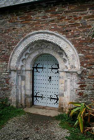 St Anthony in Roseland - The Norman Doorway